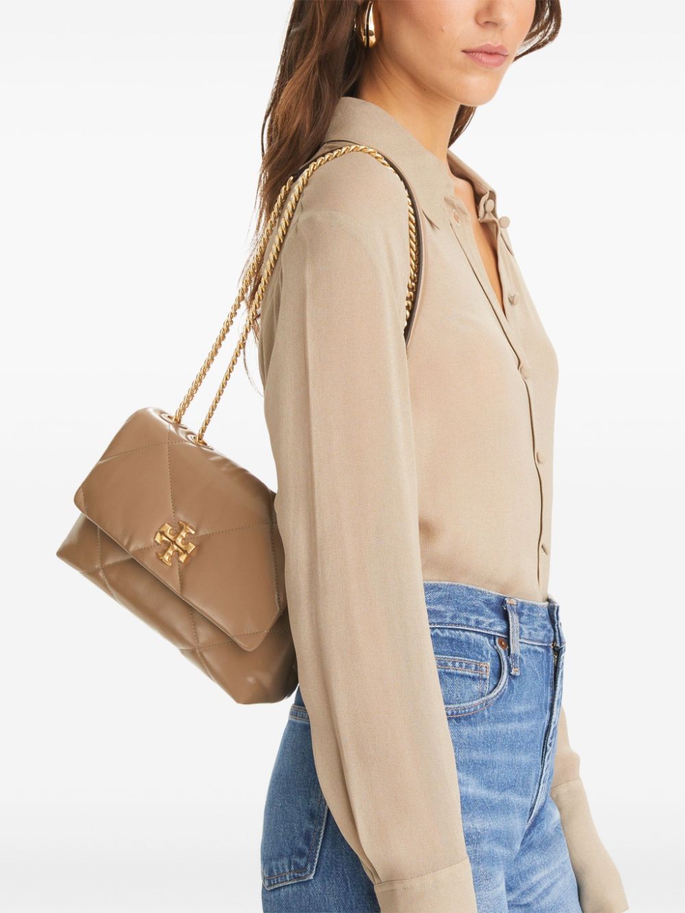 Tory Burch Small Kira Diamond Quilt Shoulder Bag