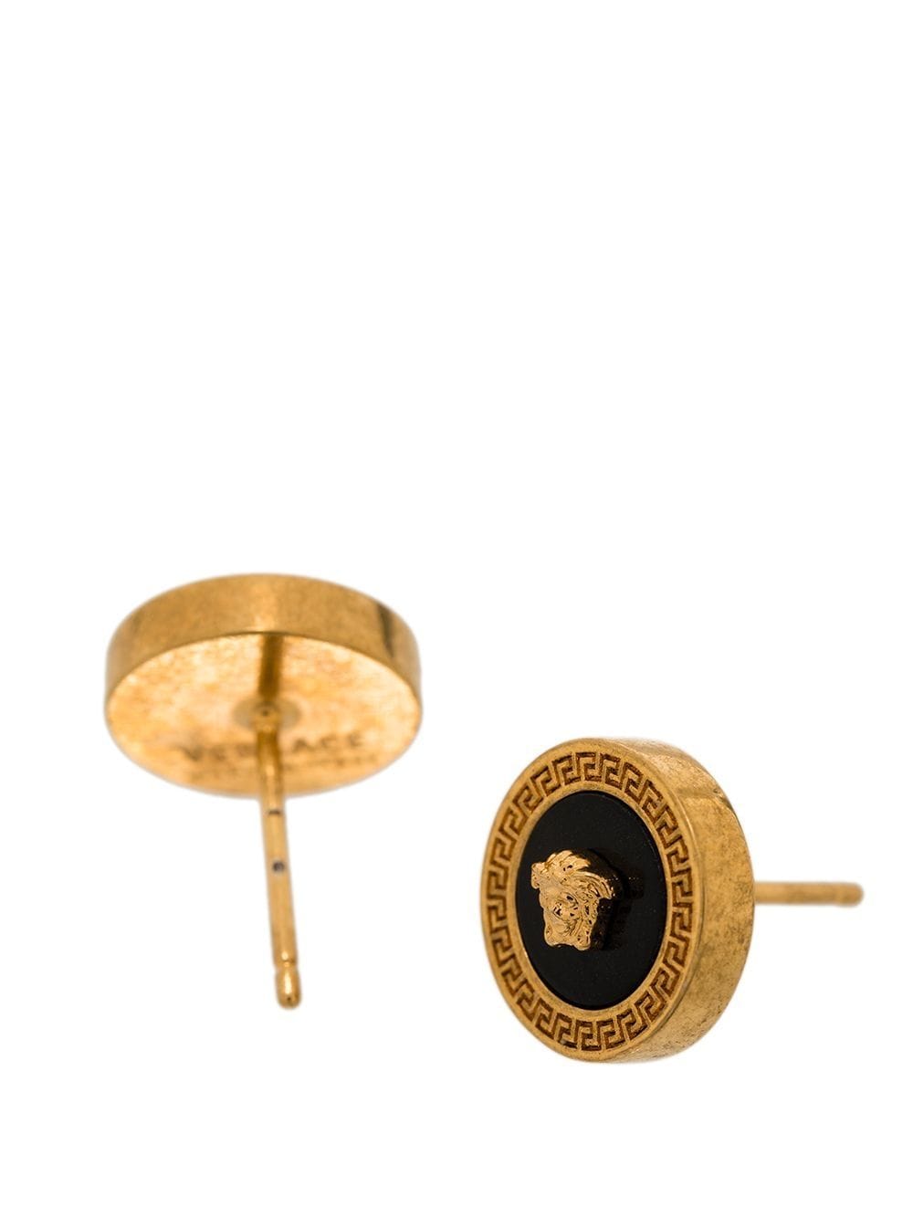 Versace Medusa Earrings In Gold