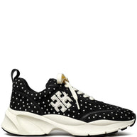 Tory Burch Studded Good Luck Trainer Sneakers Black