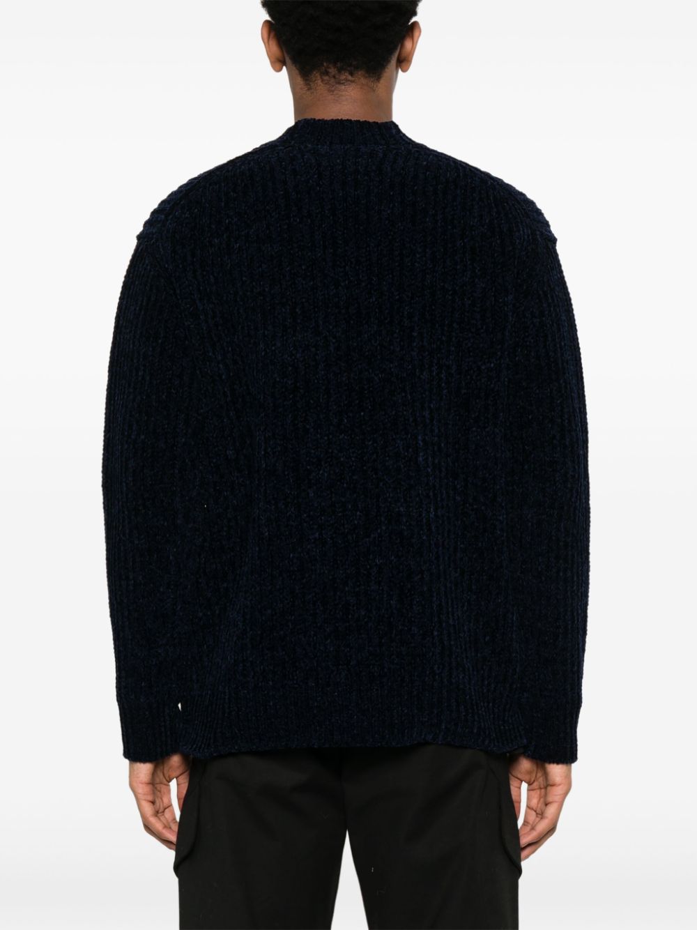 Junya Watanabe Crew Neck Sweater In Blue