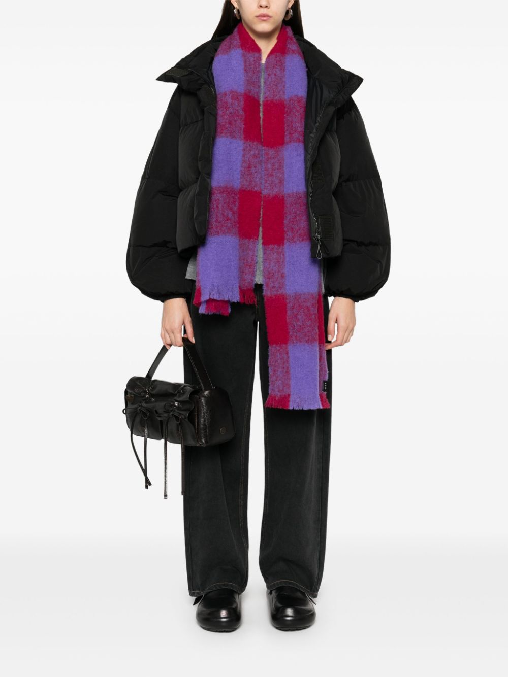 Acne Studios Short Down Jacket In Black