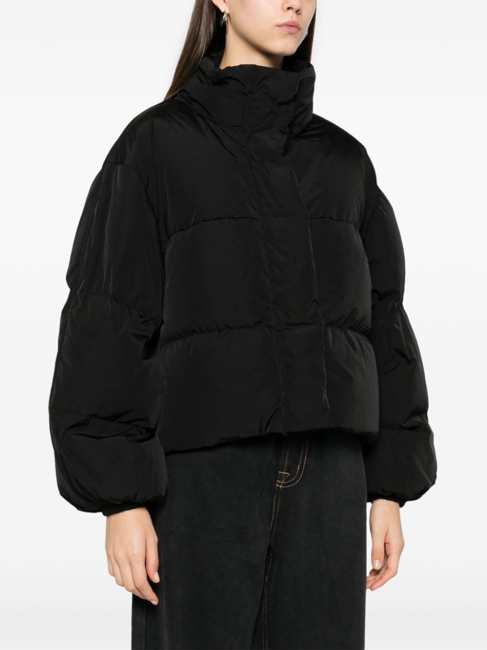 Acne Studios Short Down Jacket In Black