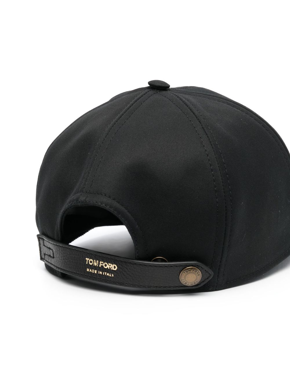 Tom Ford Black Baseball Cap