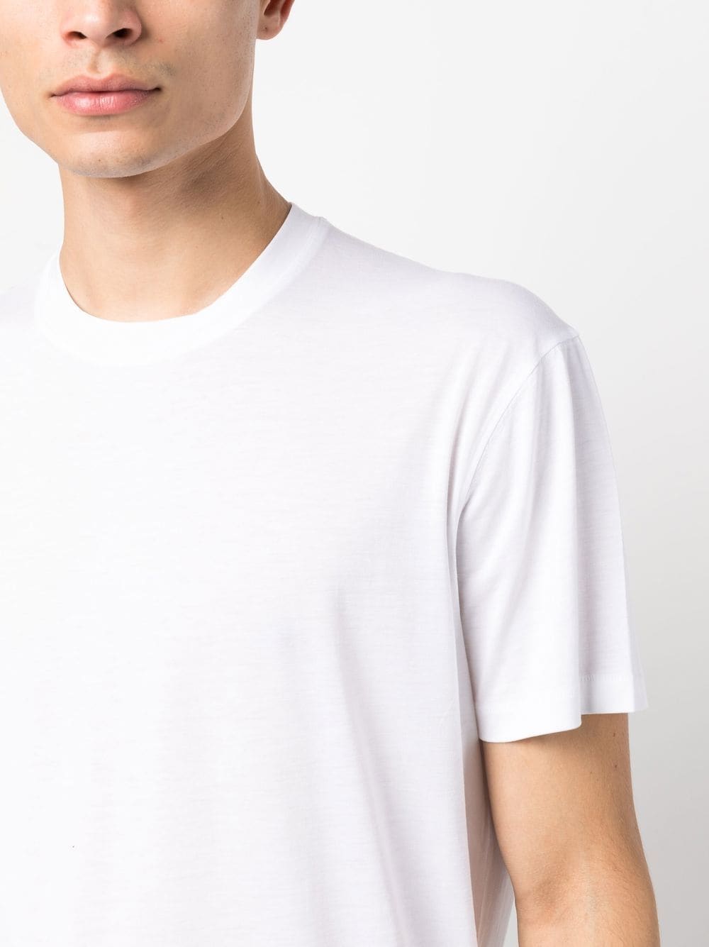 Tom Ford White Cotton-Lyocell T-shirt