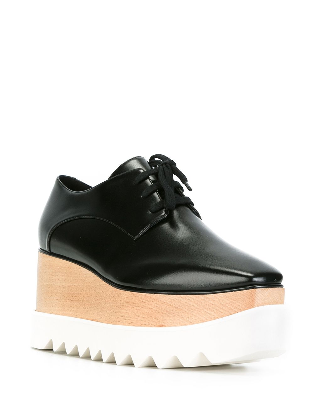 Stella McCartney Black Elyse Platform Lace-ups