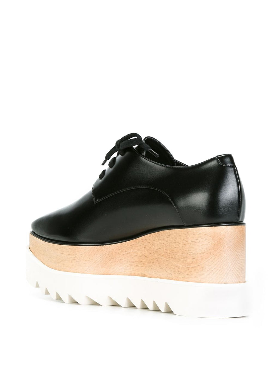 Stella McCartney Black Elyse Platform Lace-ups