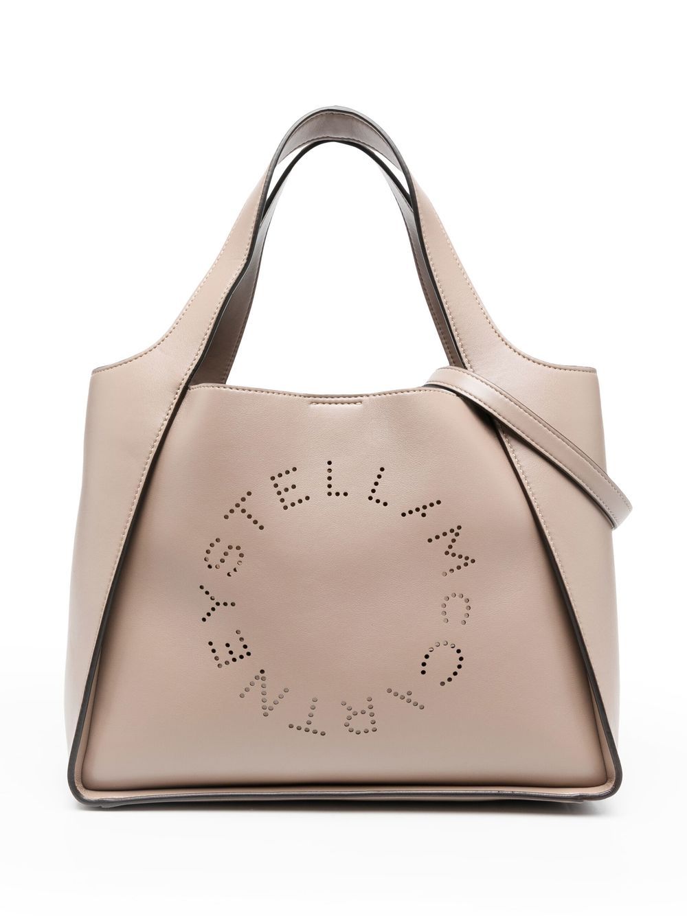 Stella McCartney Beige Logo Tote Bag