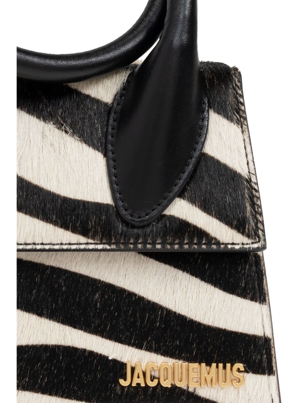 JACQUEMUS The Knot Chiquito Tote Bag Black