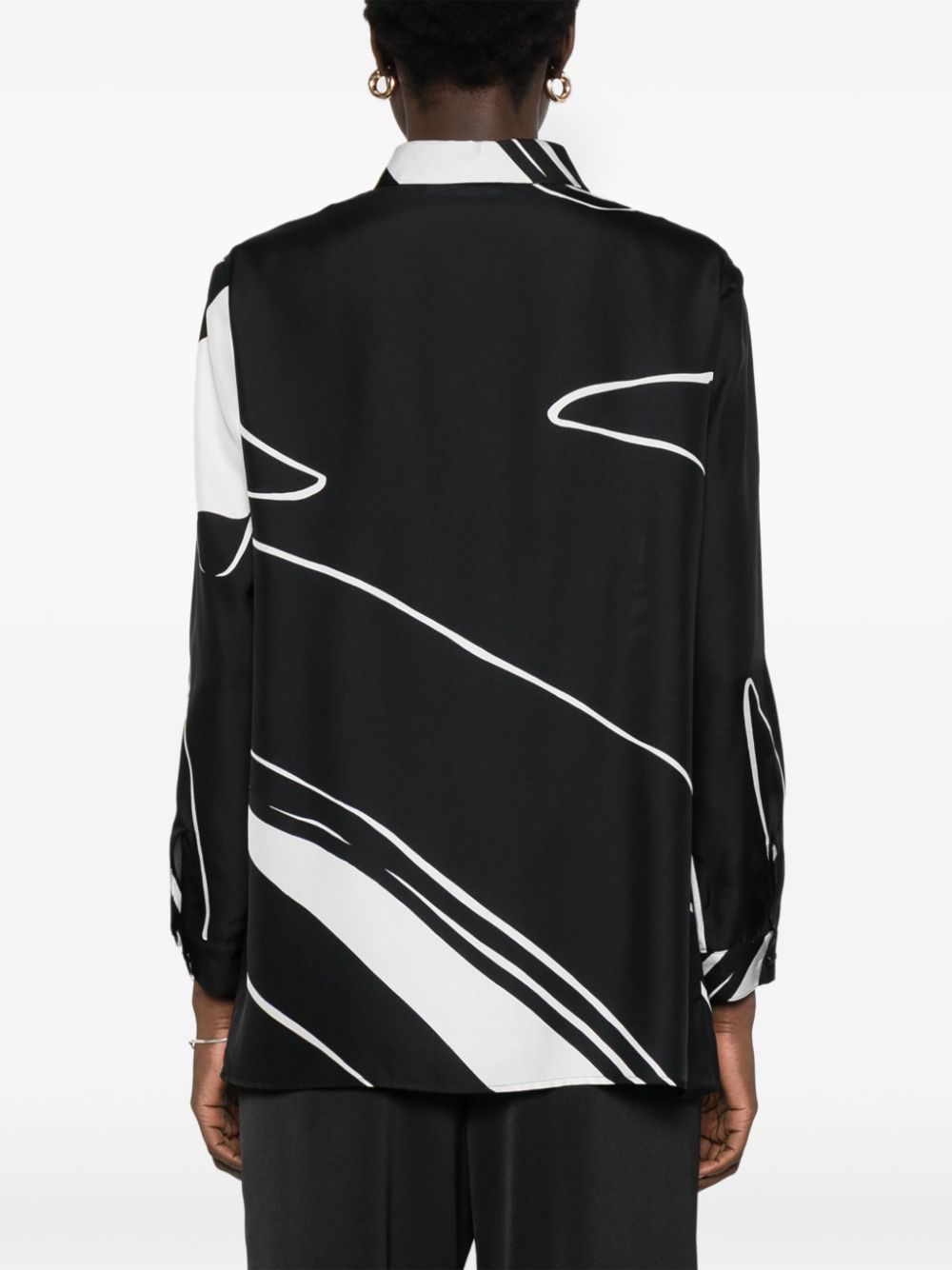 Gianluca Capannolo SIlk Shirt In Black