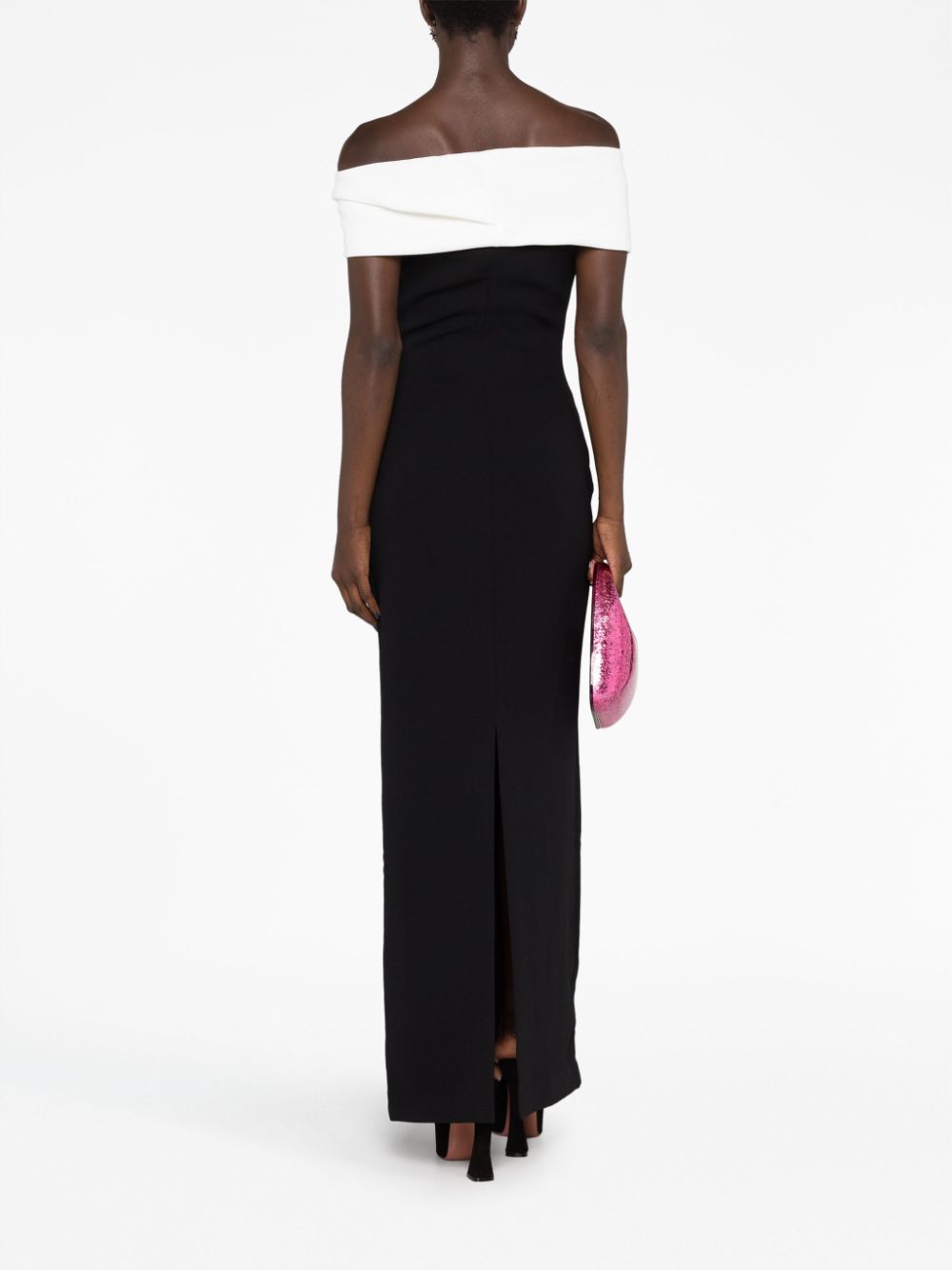 Solace London Eva 0ff-shoulder Maxi Dress