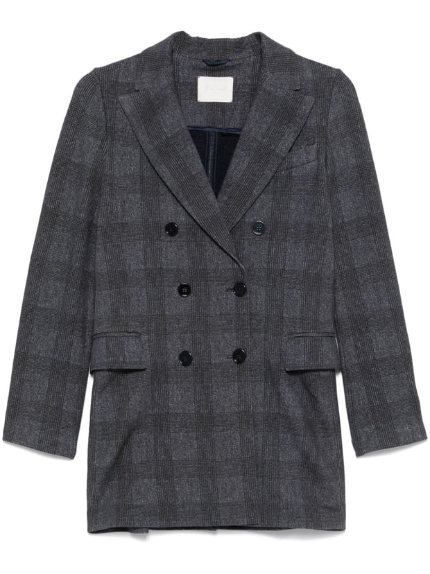Circolo 1901 Double Breasted Jacket In Blue