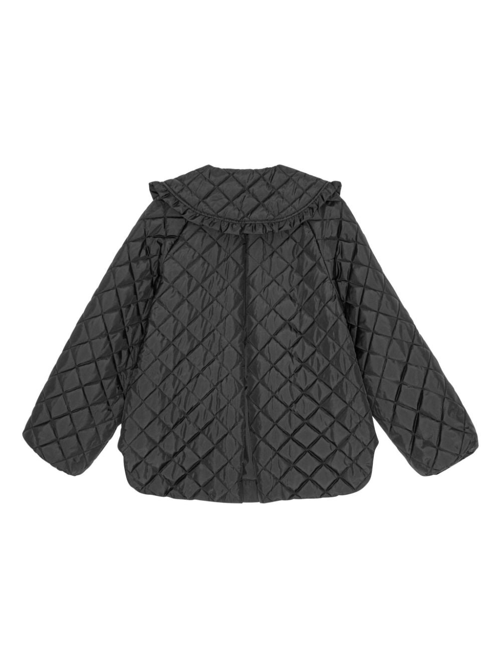 GANNI Black Ripstop Quilt Jacket