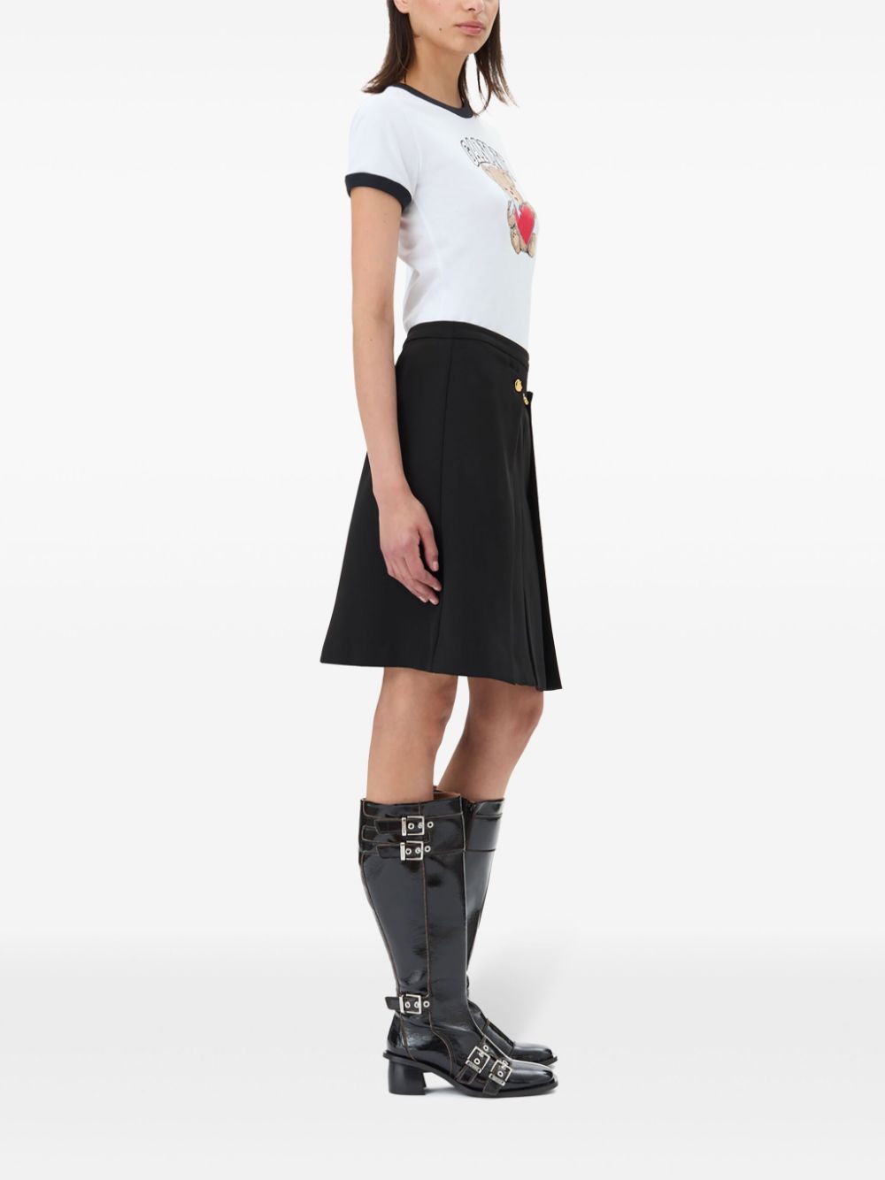 GANNI Graphic T-shirt In White