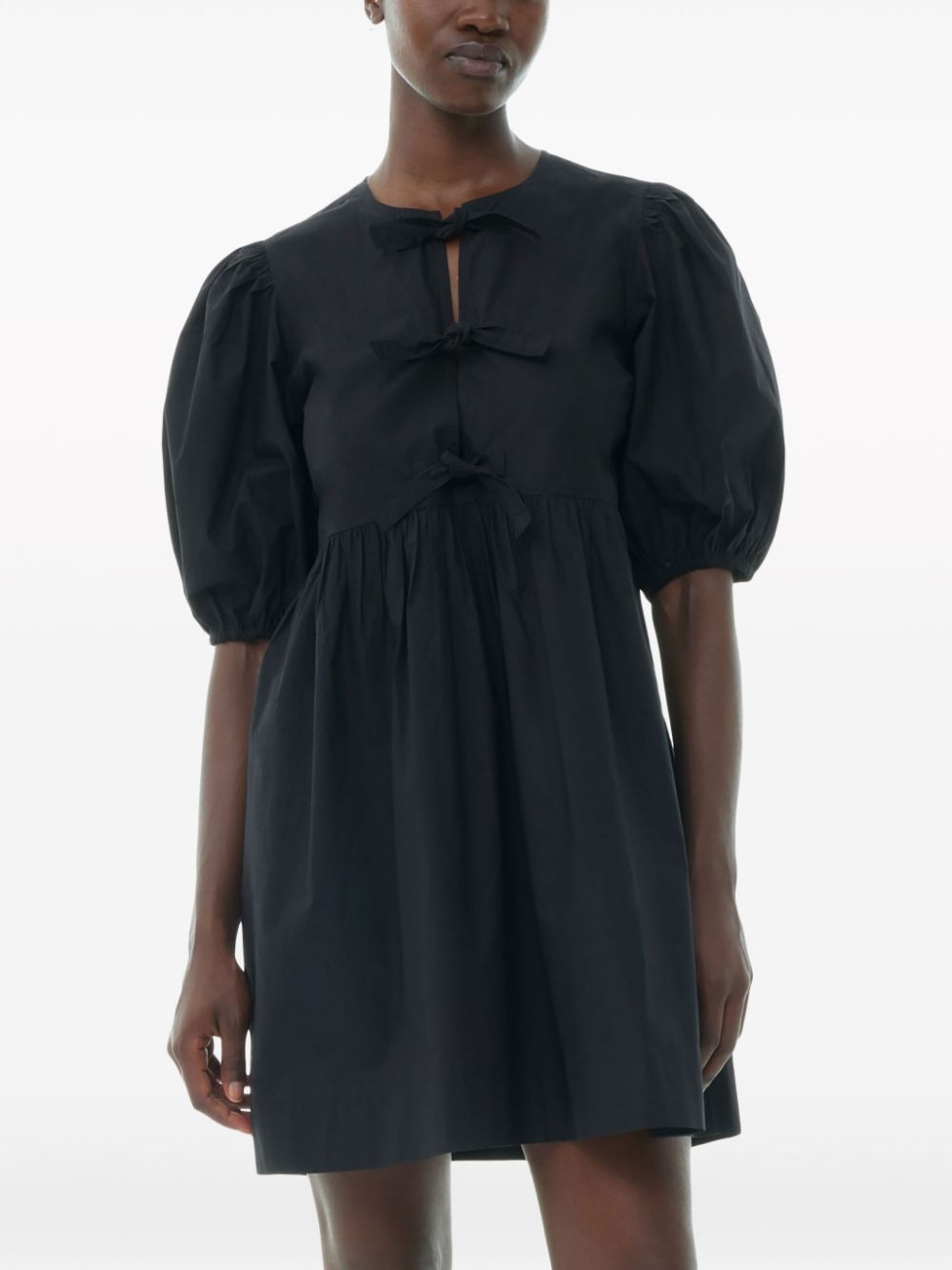 GANNI Mini Dress In Black