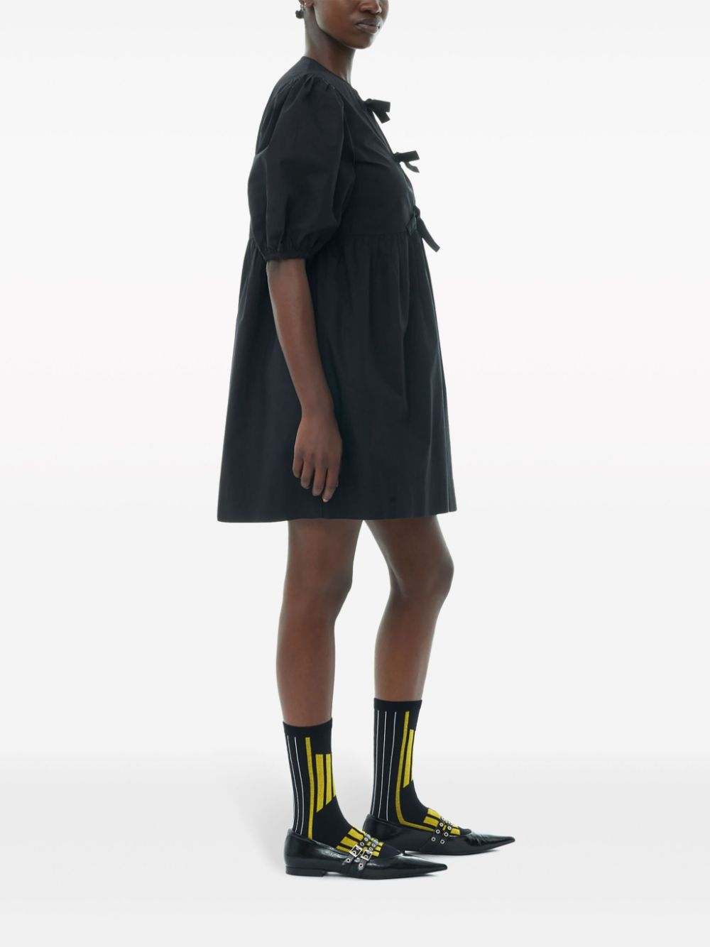 GANNI Mini Dress In Black