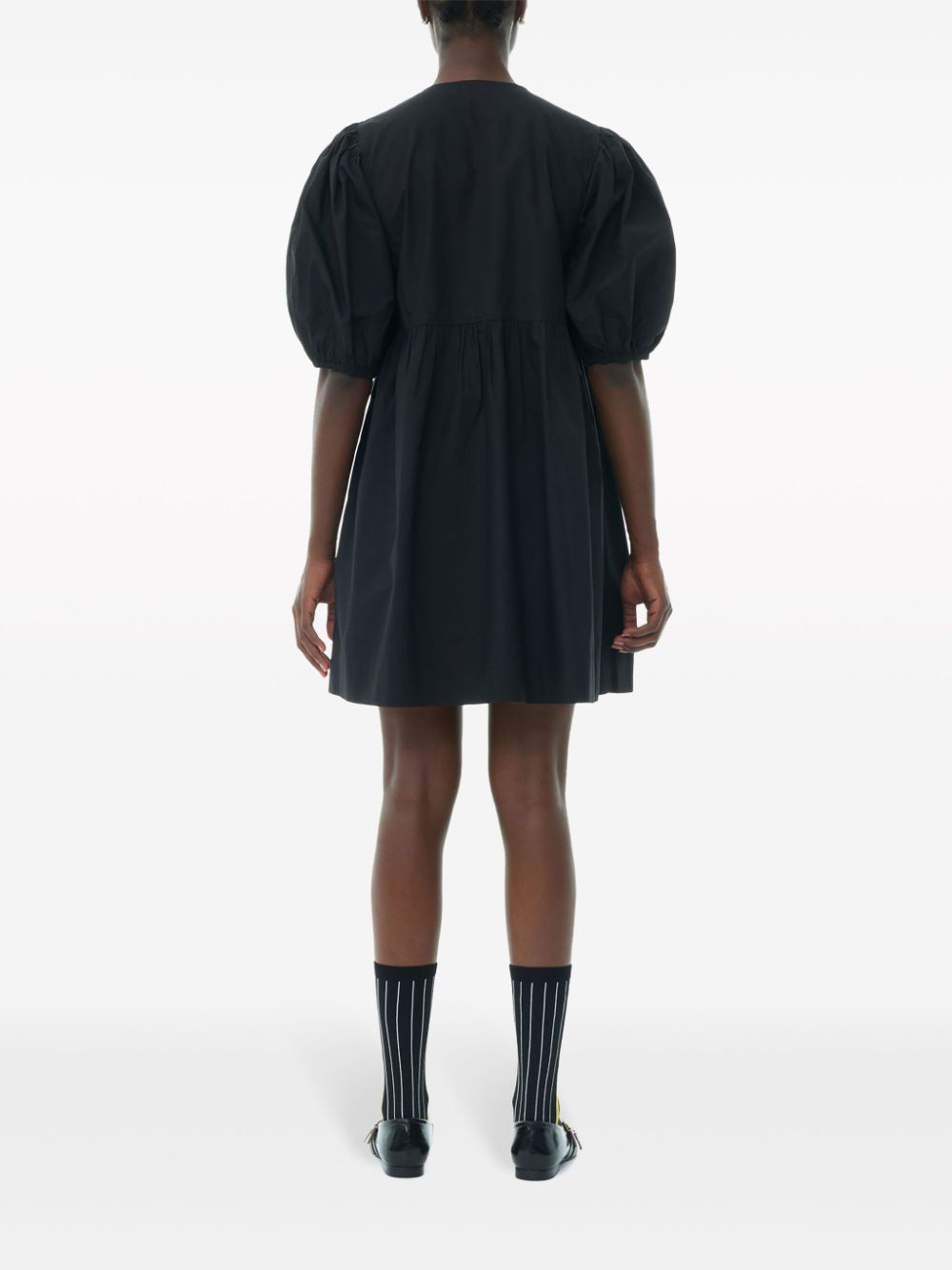 GANNI Mini Dress In Black