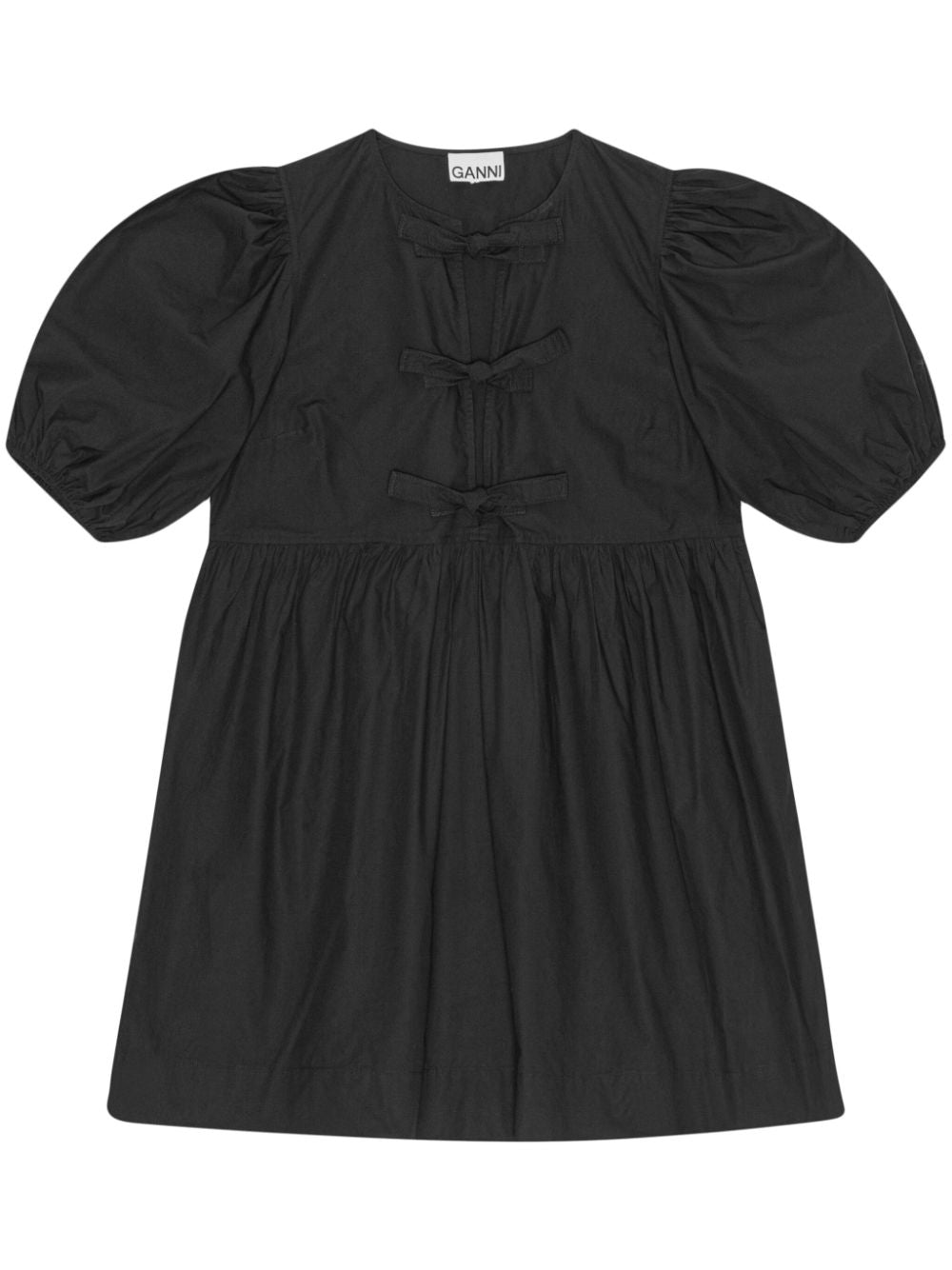 GANNI Mini Dress In Black