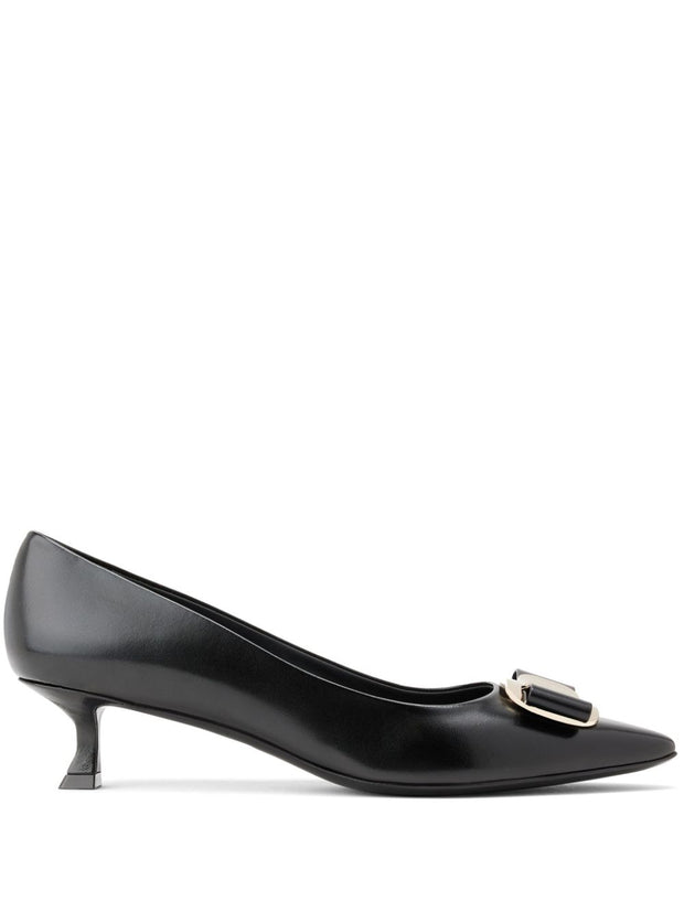 Ferragamo Vara Bow Pump In Black