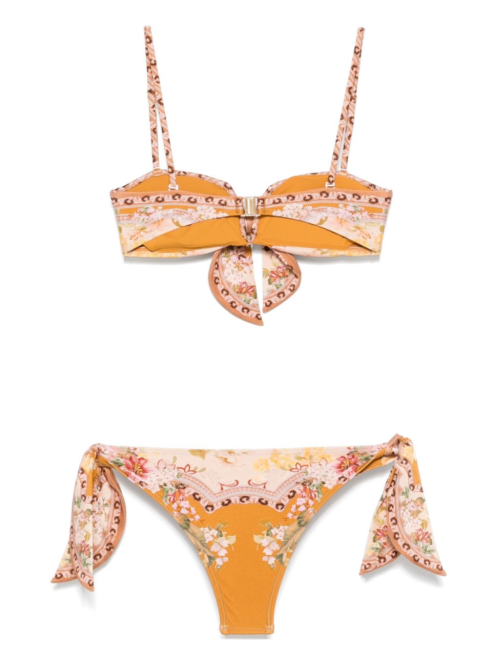 Zimmermann Wylie Bikini Set Orange/Multicolor