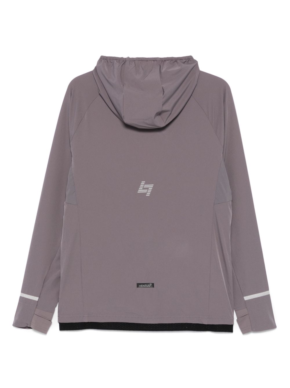 EA7 Hooded Full Zip Sweatshirt Grey