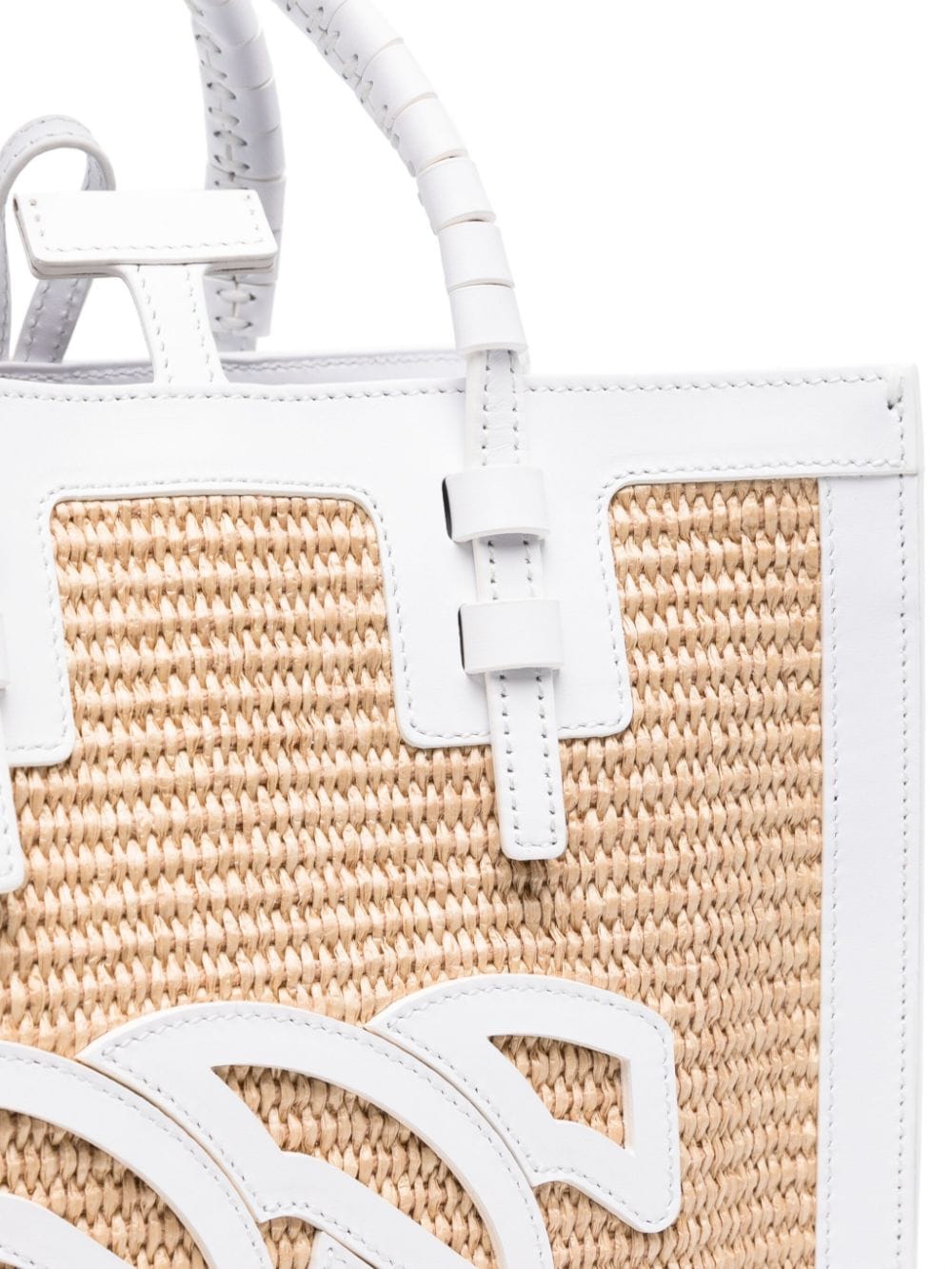 Casadei 'Beaurivage' Raffia Tote Bag With Shoulder Strap