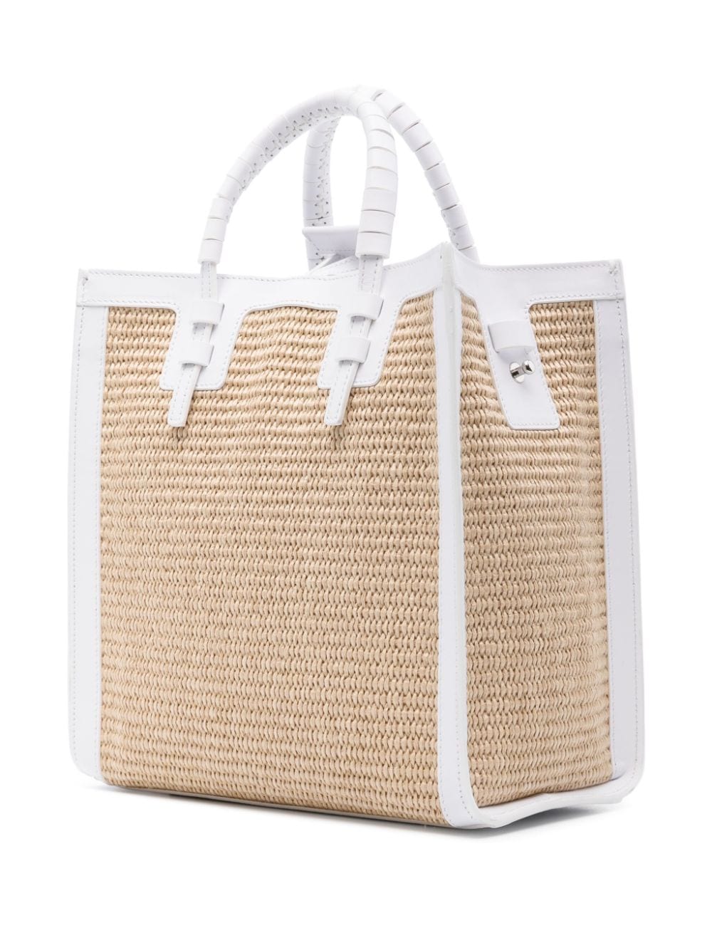 Casadei 'Beaurivage' Raffia Tote Bag With Shoulder Strap