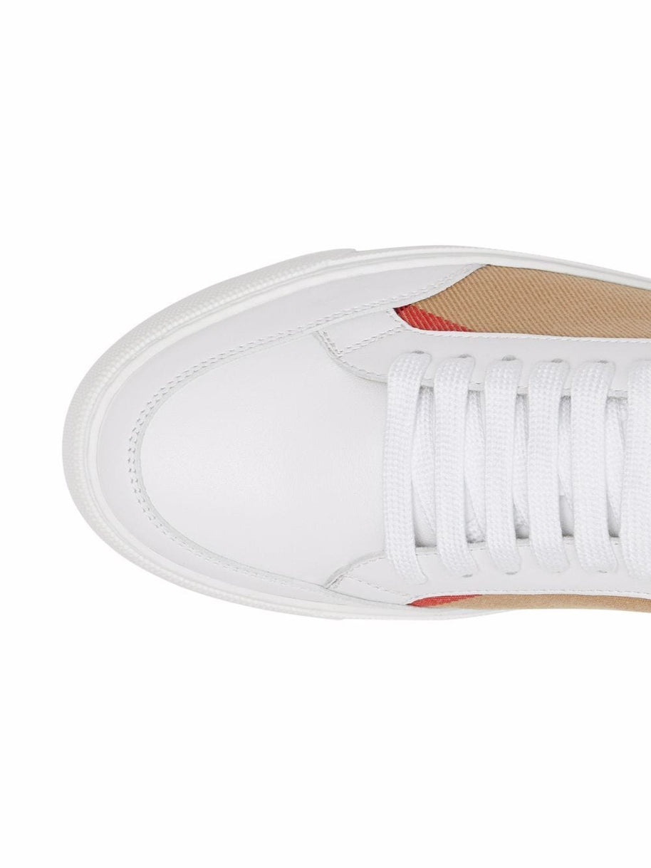 Burberry Check Sneakers White