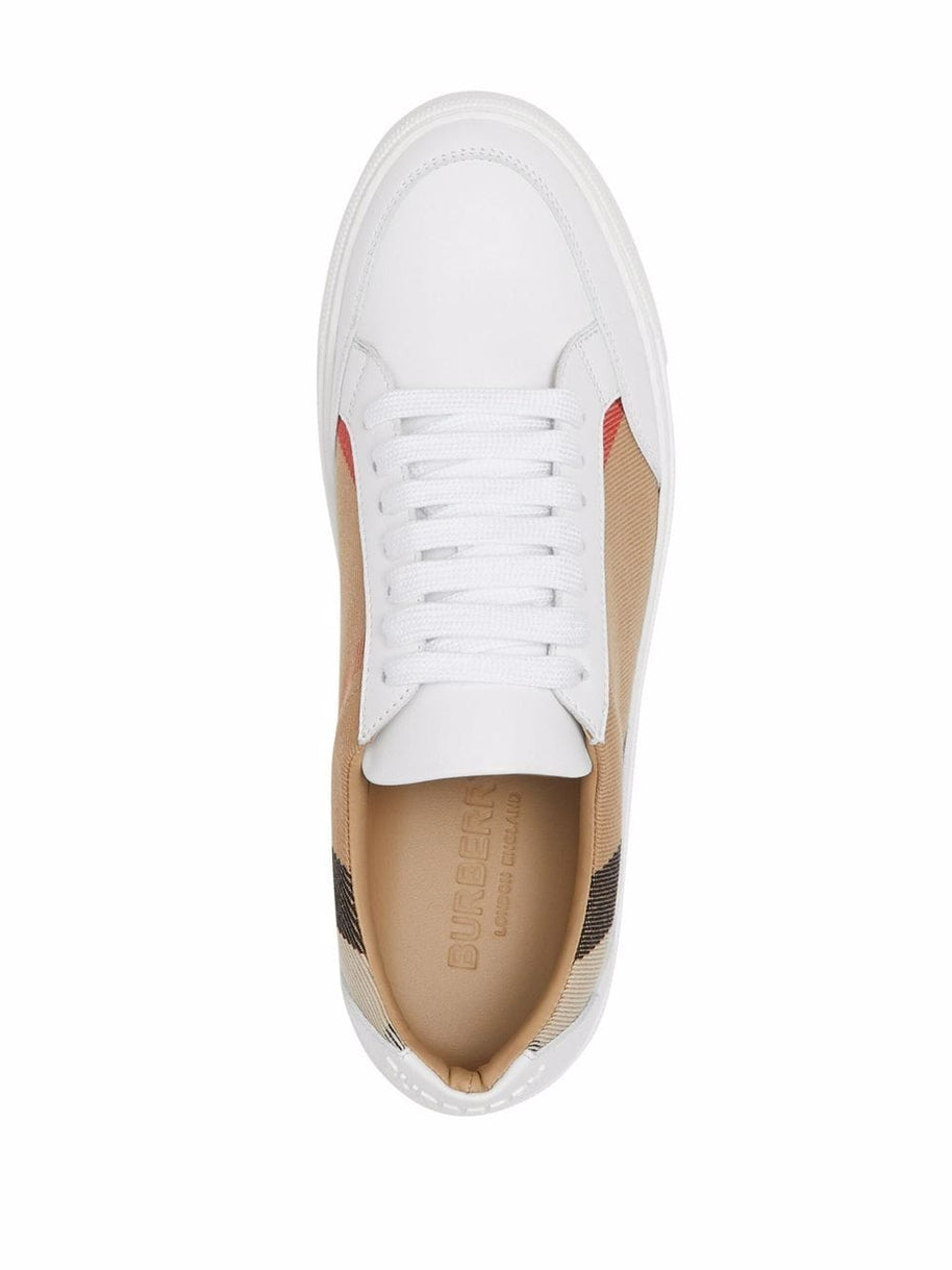 Burberry Check Sneakers White