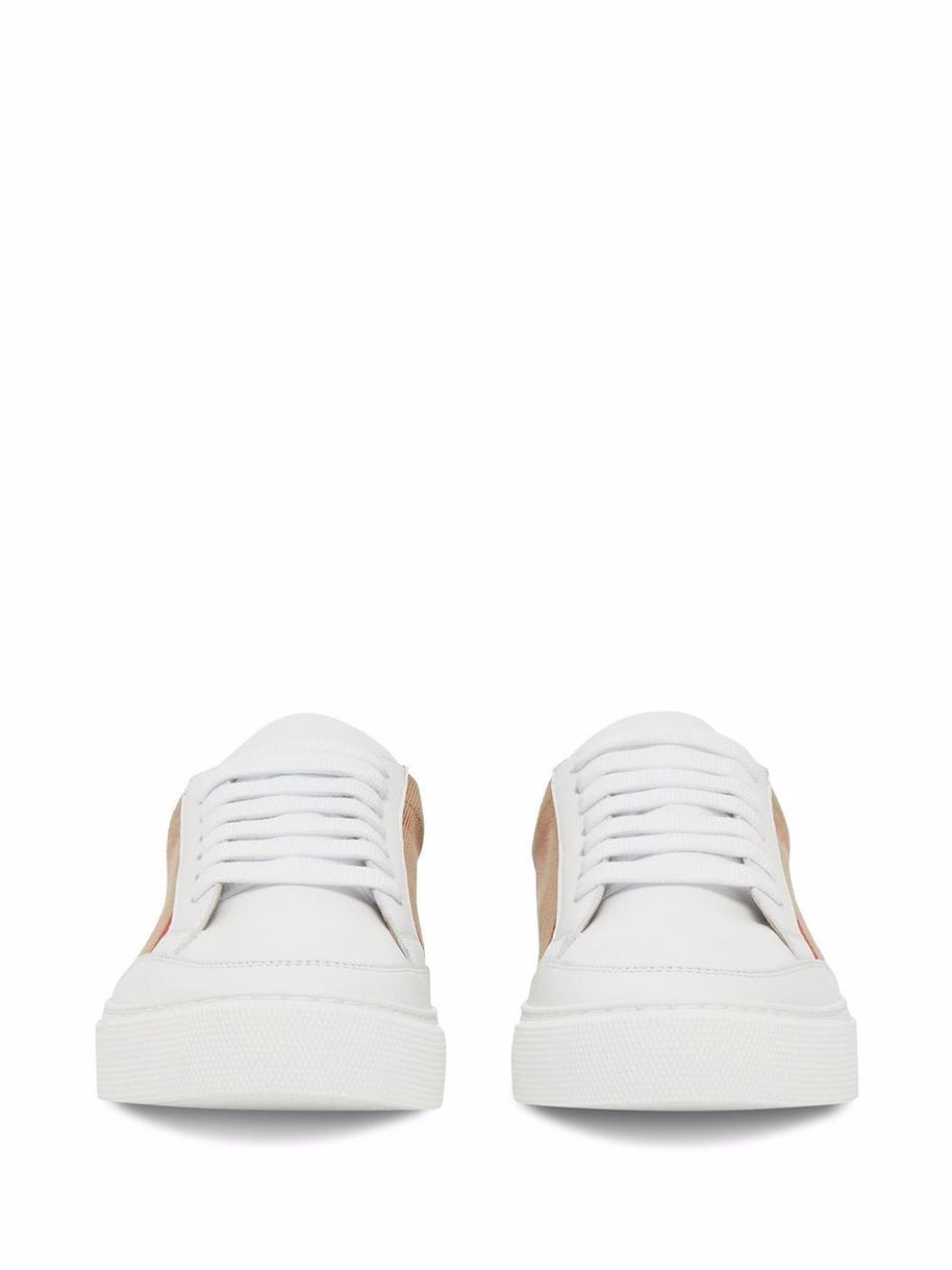 Burberry Check Sneakers White