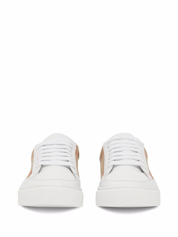Burberry Check Sneakers White