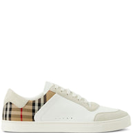 Burberry Stevie Vintage Check Sneakers White