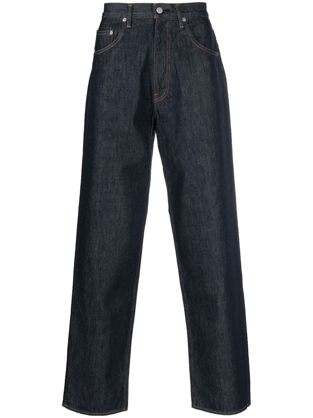 AURALEE Straight Leg Jeans Blue