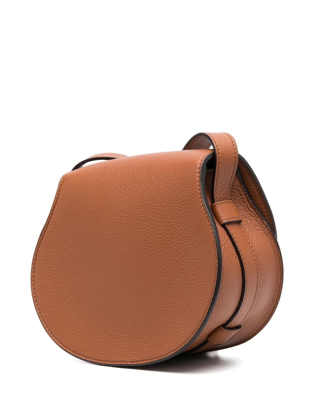 Chloè Small Marcie Saddle Bag In Brown