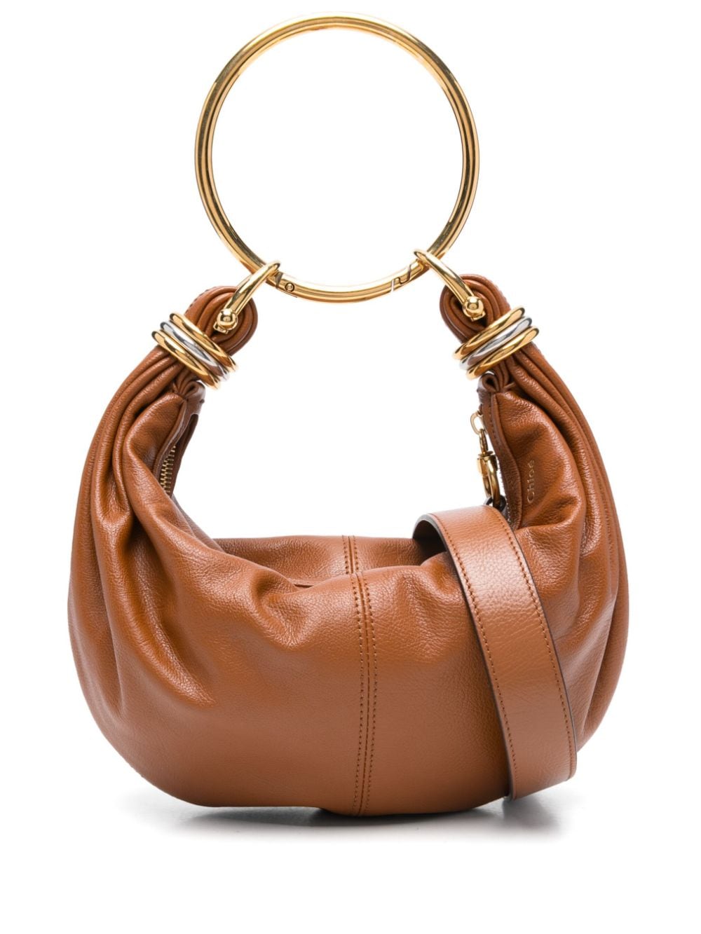 Chloè Small Bracelet Bag In Brown