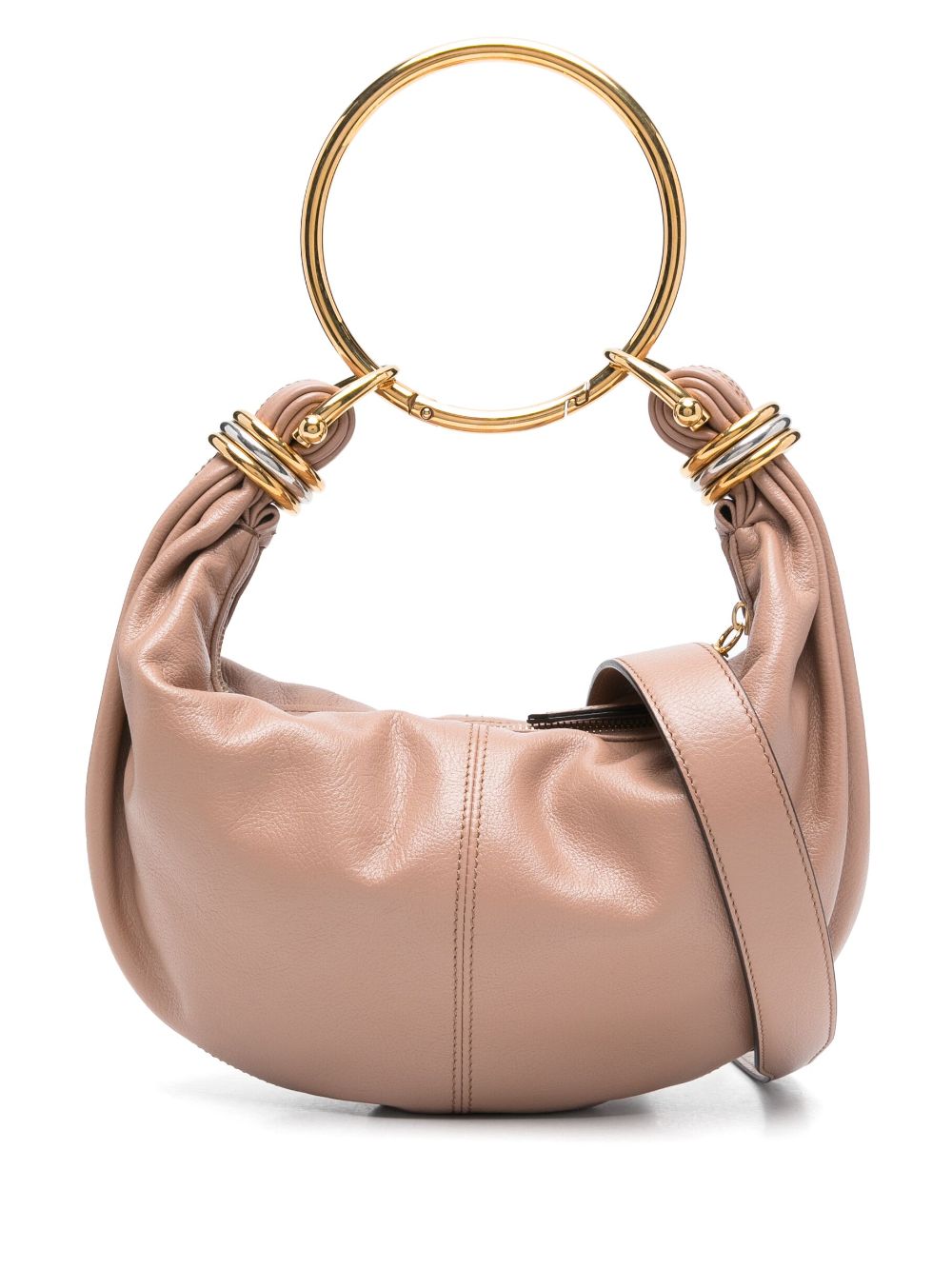 Chloè Small Bracelet Handbag In Dusty Pink