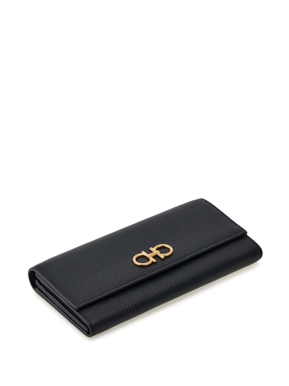 Ferragamo Clutch With Chain Strap In Black