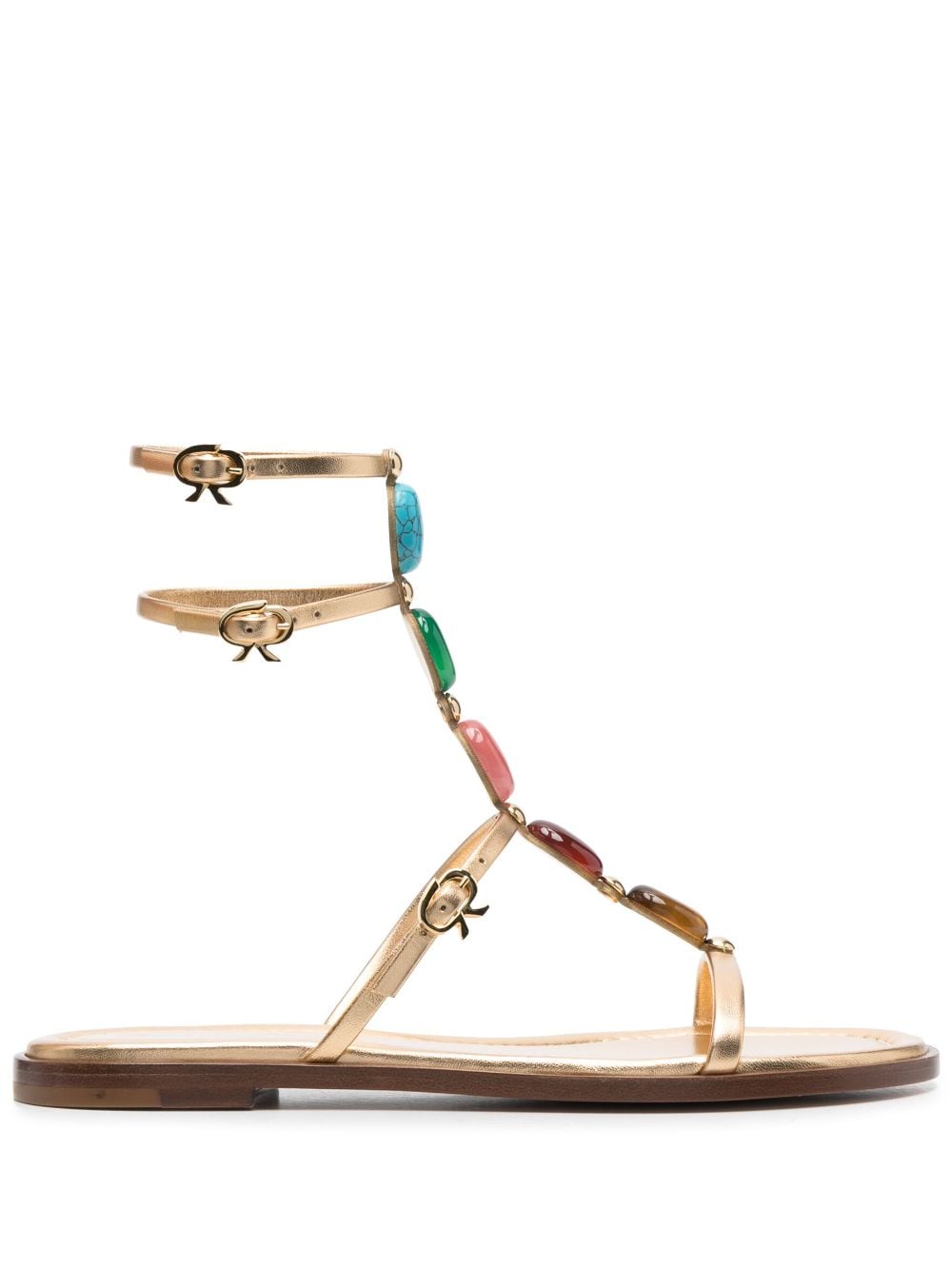 Gianvito Rossi Shanti 05 Sandals Golden