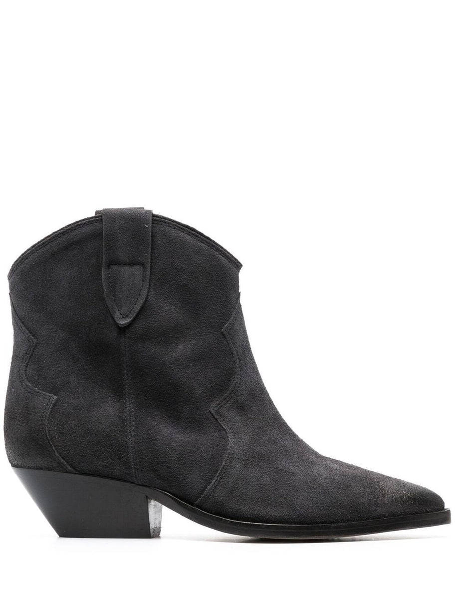 Isabel Marant Dewina Leather Boots - Black