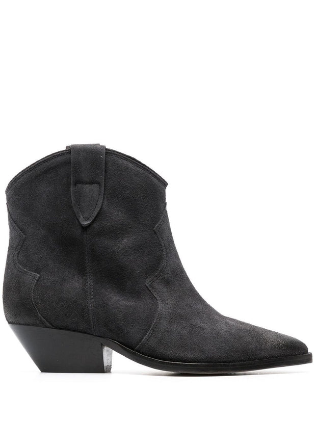 Isabel Marant Dewina Leather Boots - Black