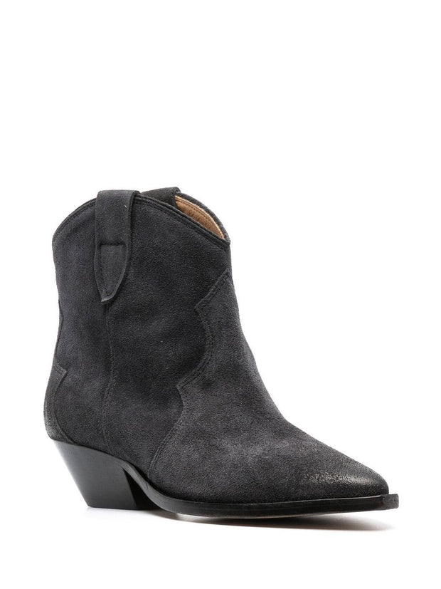 Isabel Marant Dewina Leather Boots - Black