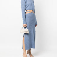 JACQUEMUS Le Chiquito Long Handbag In Grey