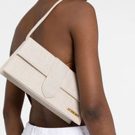Jacquemus Le Bambino Long Linen Shoulder Bag