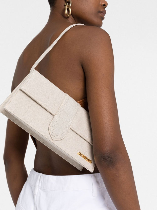 Jacquemus Le Bambino Long Linen Shoulder Bag