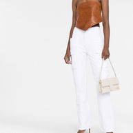 Jacquemus Le Bambino Long Linen Shoulder Bag