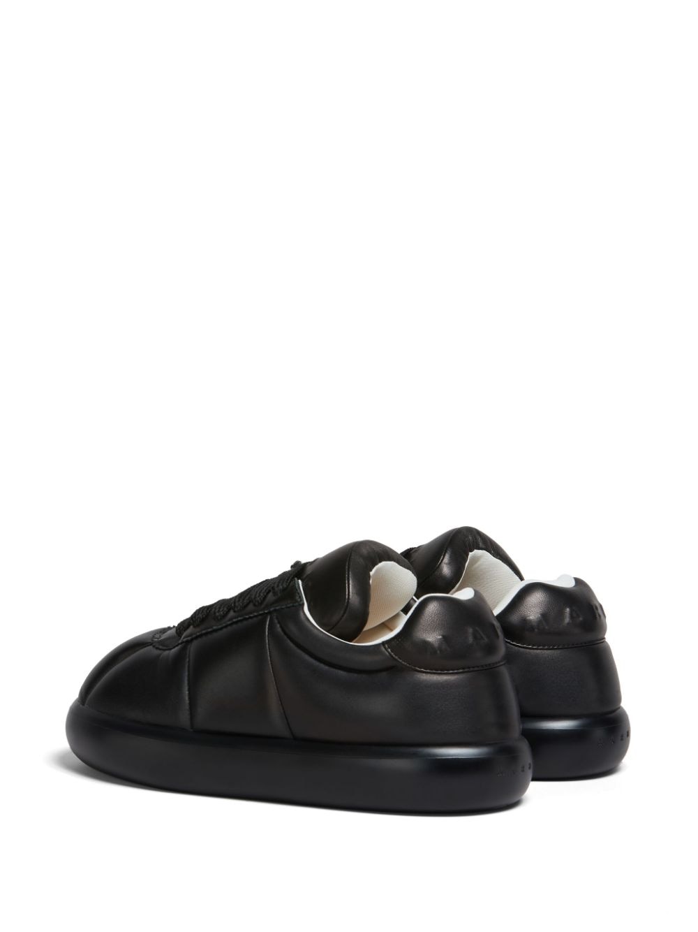 Marni Black Leather BigFoot 2.0 Sneakers