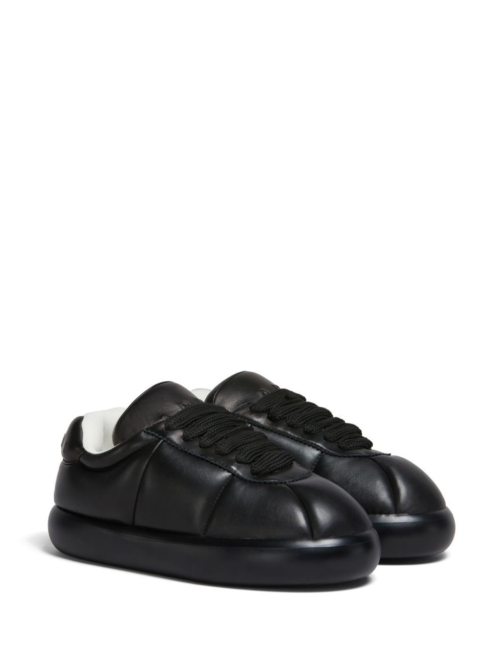 Marni Black Leather BigFoot 2.0 Sneakers