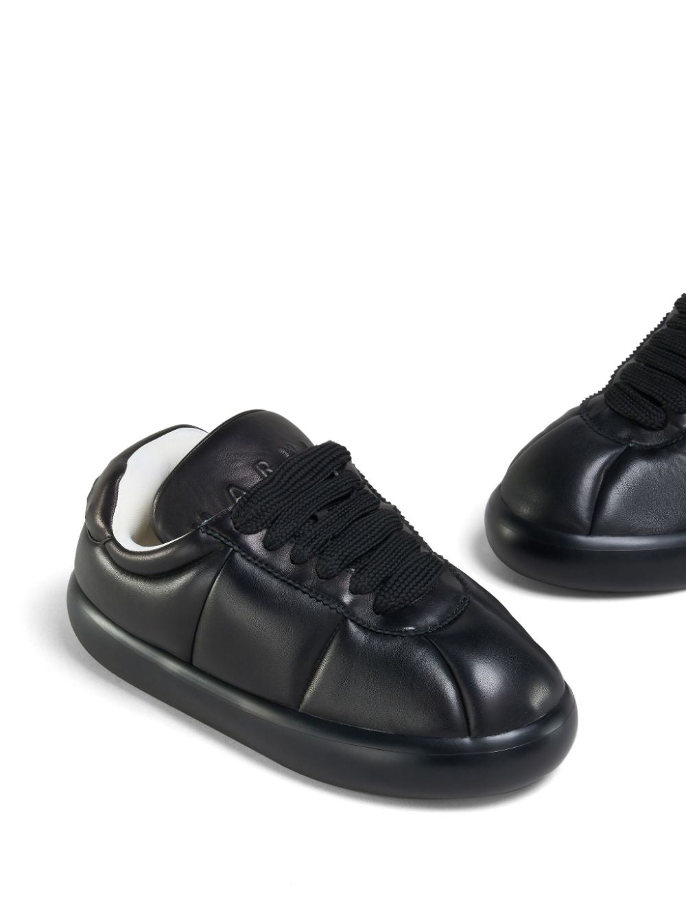 Marni Black Leather BigFoot 2.0 Sneakers