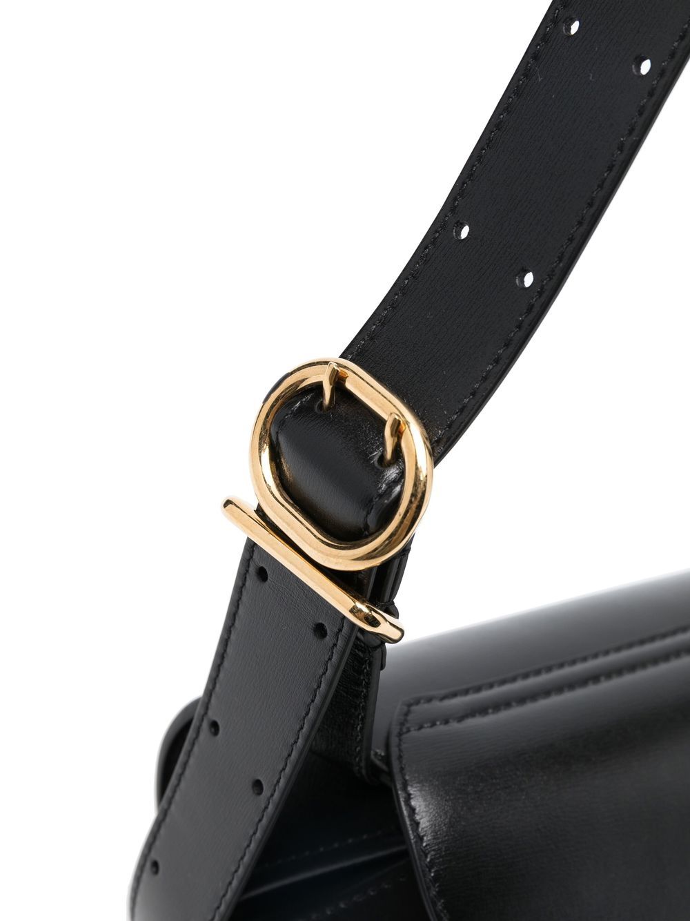 Jil Sander Black Cannolo Shoulder Bag