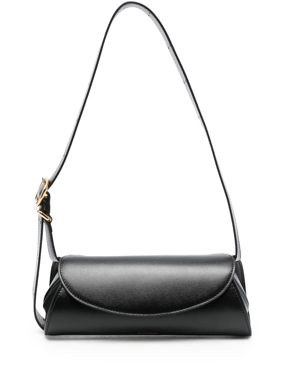 Jil Sander Black Cannolo Shoulder Bag