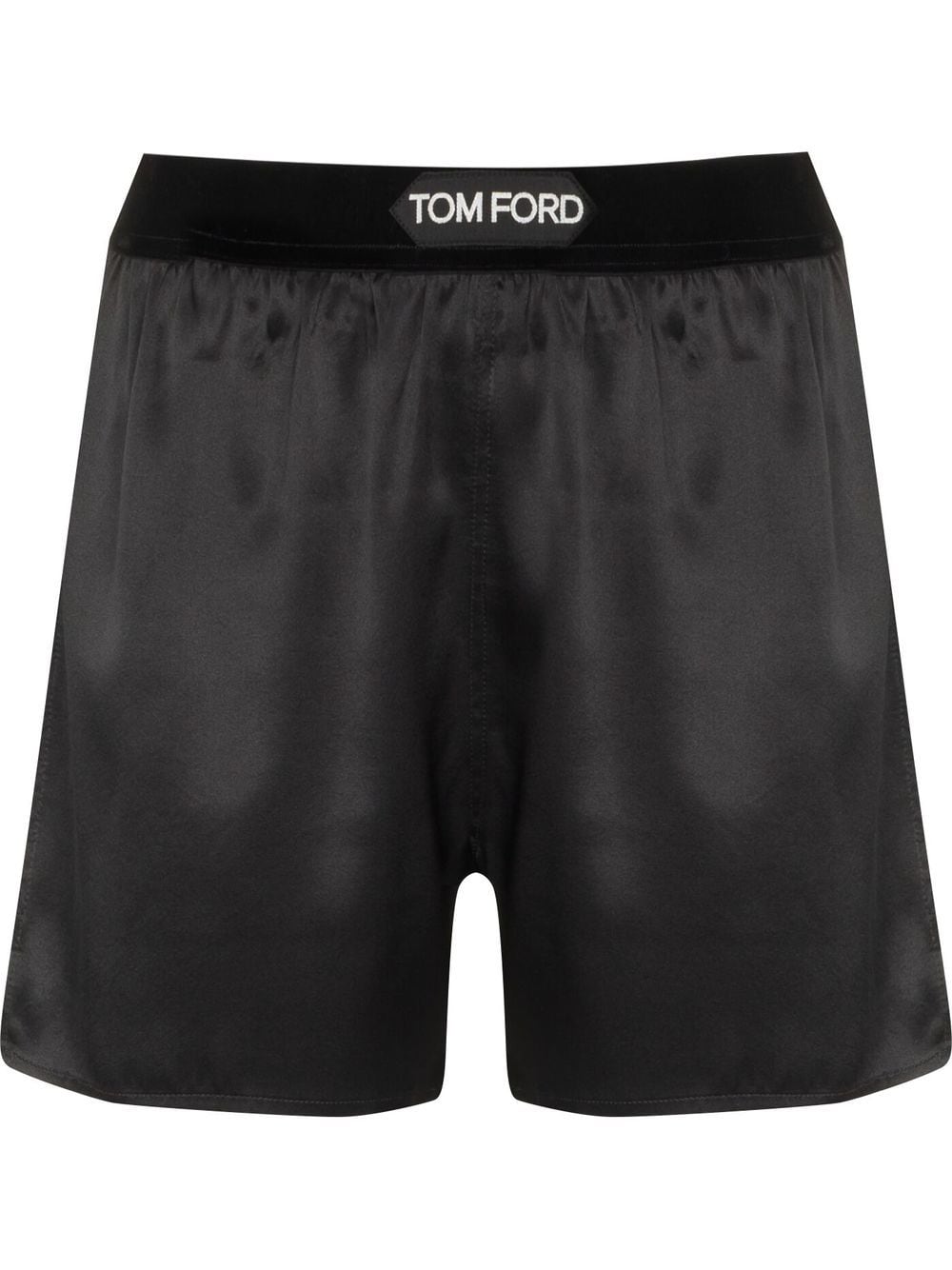 Tom Ford Logo Band Silk Shorts